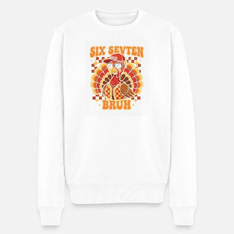 Six Seventeen Bruh Türkei - Männer Premium Bio Pullover - Weiß