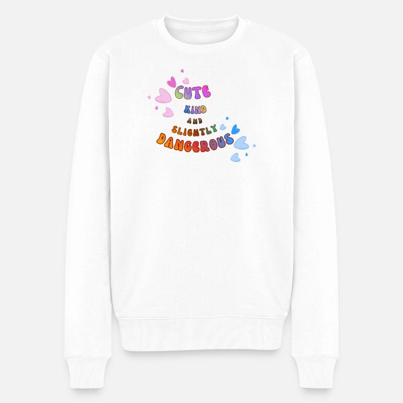 design mignon - Pull Premium bio Homme - blanc