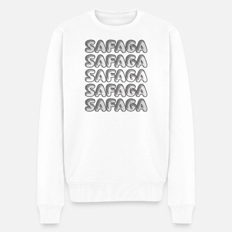 Reise Safaga - Männer Premium Bio Pullover - Weiß