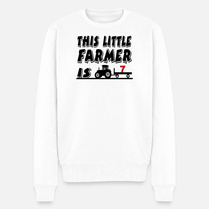 Bauer - Männer Premium Bio Pullover - Weiß