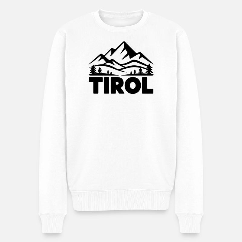 Tyrol - Conception de souvenirs - Pull Premium bio Homme - blanc