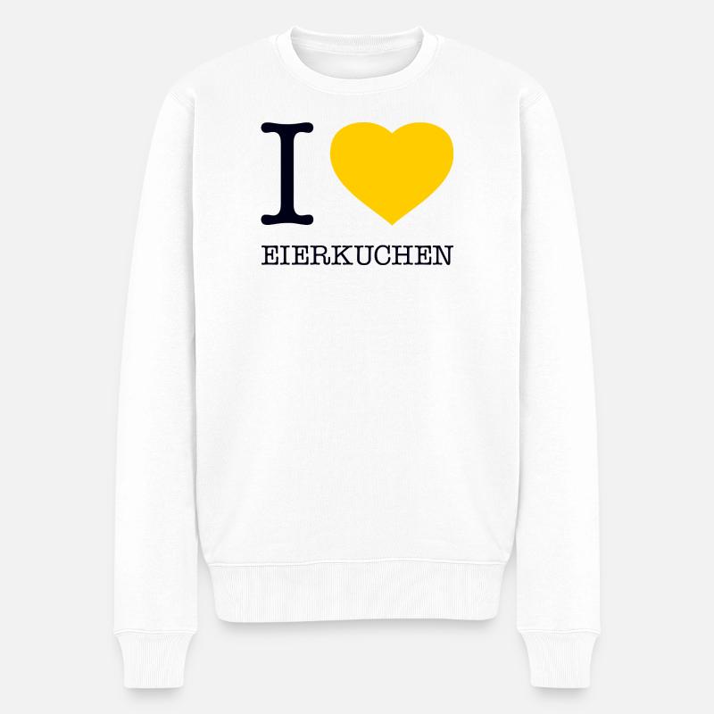 J’adore les crêpes - Pull Premium bio Homme - blanc