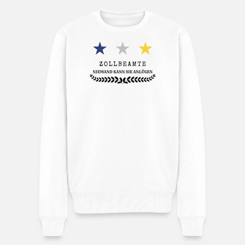 Douanier - Pull Premium bio Homme - blanc