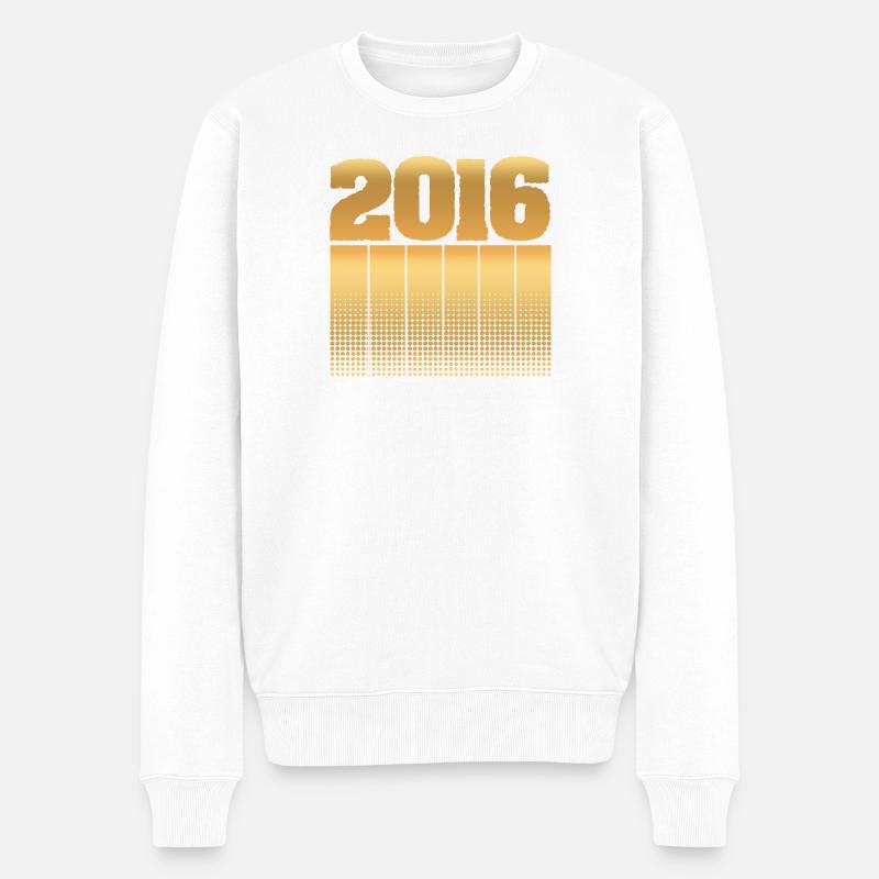 Anniversaire 2016 - Pull Premium bio Homme - blanc