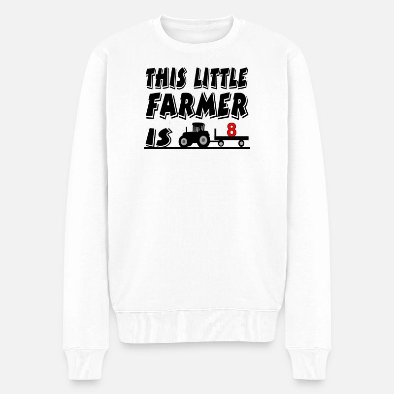 Bauer - Männer Premium Bio Pullover - Weiß