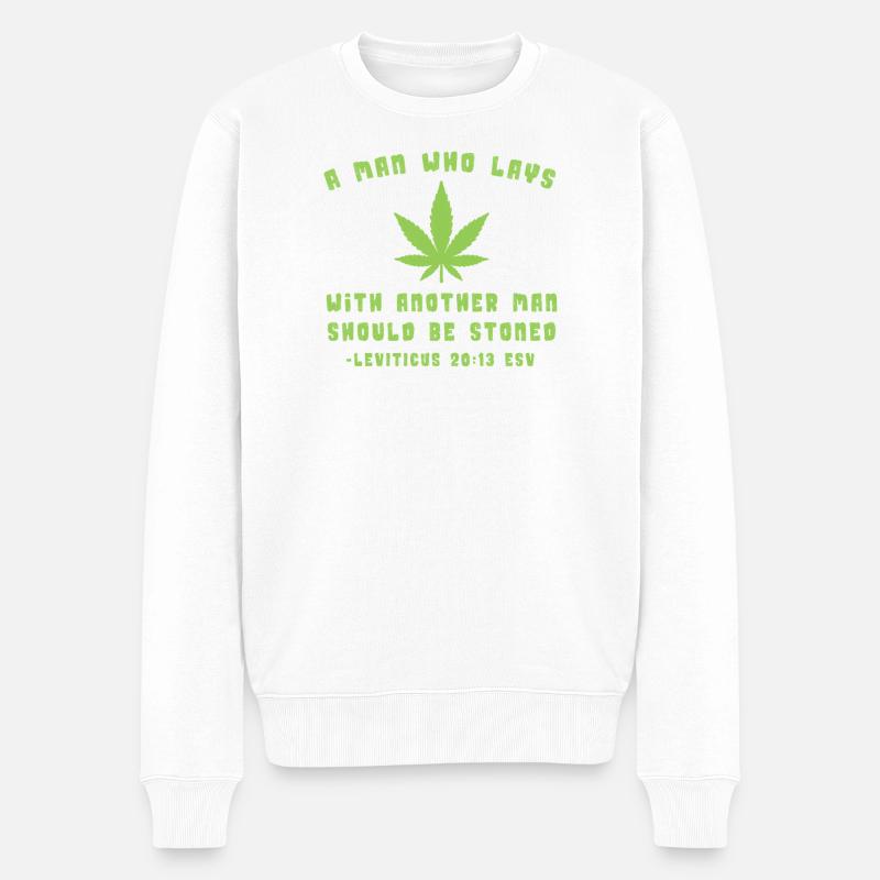 Liberté verte et diversité - Pull Premium bio Homme - blanc