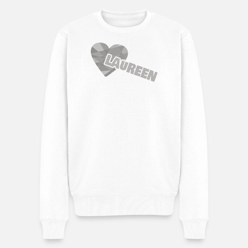 Chère Laureen, - Pull Premium bio Homme - blanc