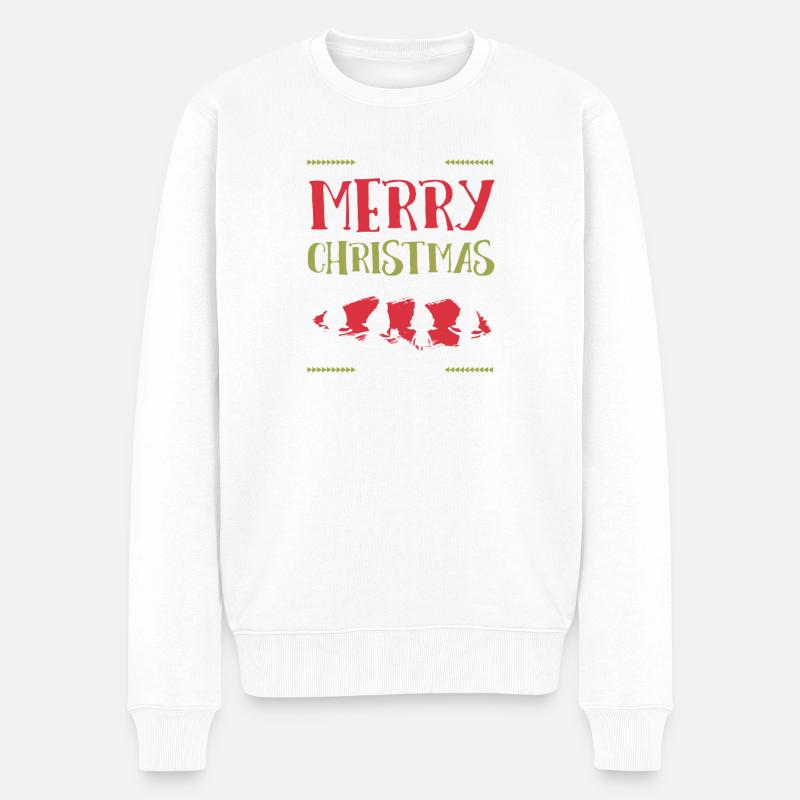 Joyeux Noël - Pull Premium bio Homme - blanc