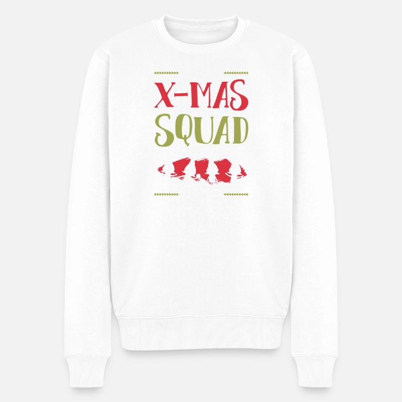 Escouade de Noël - Pull Premium bio Homme - blanc