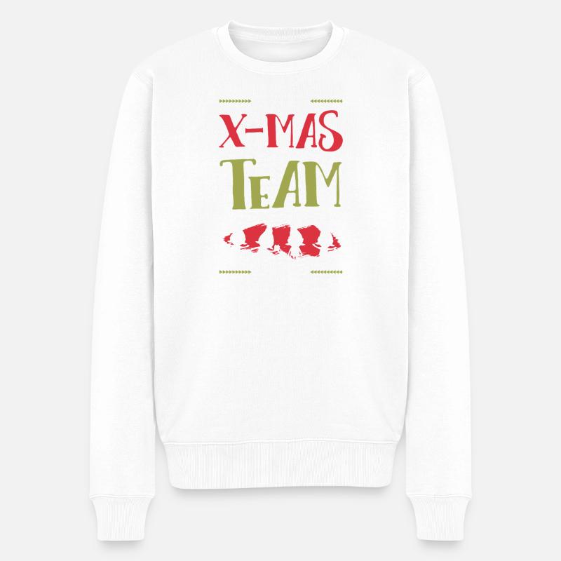 L’équipe X-Mas - Pull Premium bio Homme - blanc