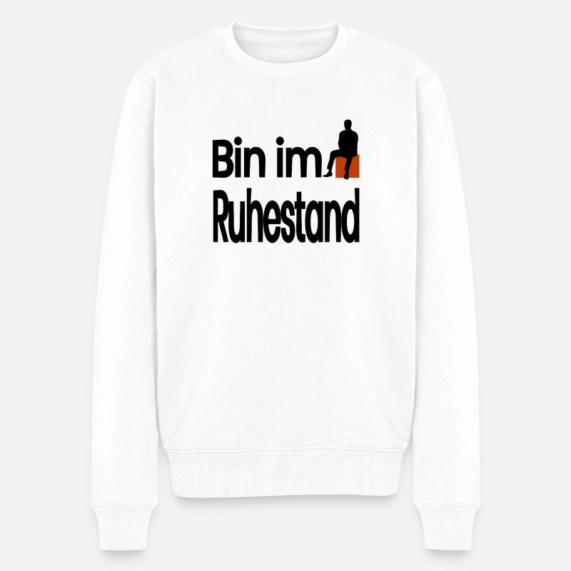 Retraite - Pull Premium bio Homme - blanc