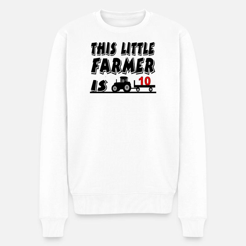 Bauer - Männer Premium Bio Pullover - Weiß