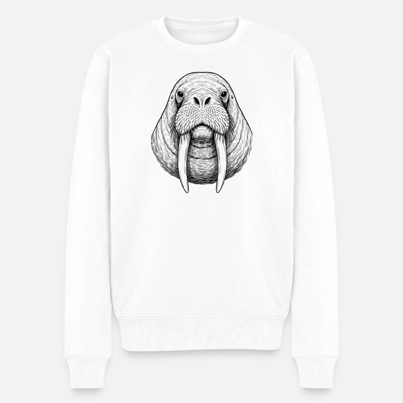 Morse - Pull Premium bio Homme - blanc