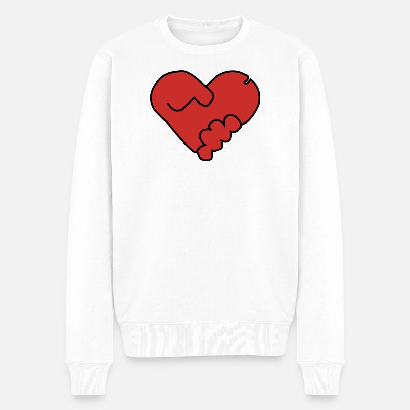 Gooning is for Winner T-Shirt - Männer Premium Bio Pullover - Weiß