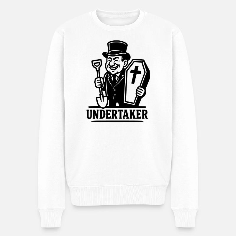 Enterreur Enterrement - Pull Premium bio Homme - blanc