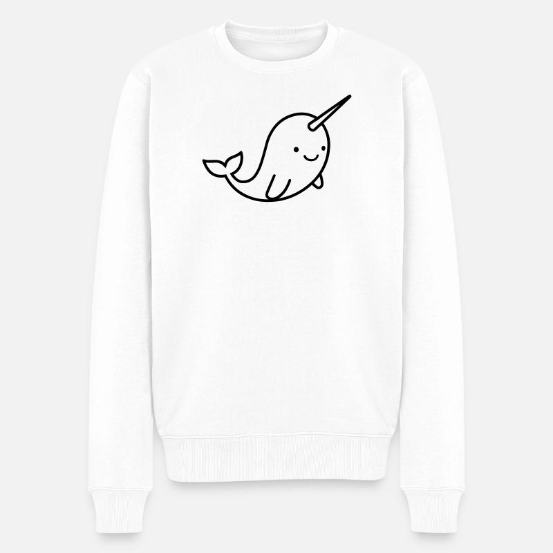 Narval - Pull Premium bio Homme - blanc