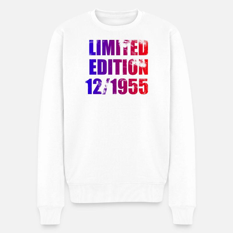 70e anniversaire Édition limitée 12/1955 - Pull Premium bio Homme - blanc