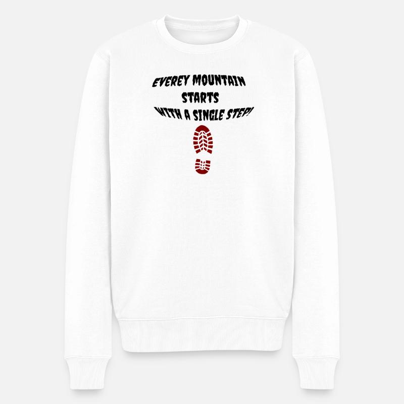 first_step - Pull Premium bio Homme - blanc