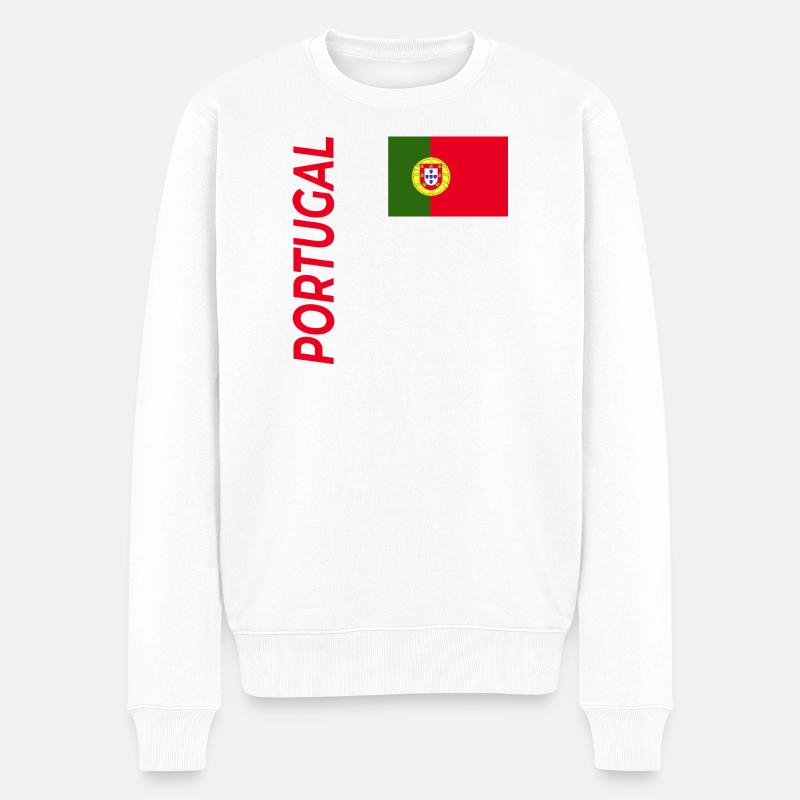 Lisbonne - Pull Premium bio Homme - blanc