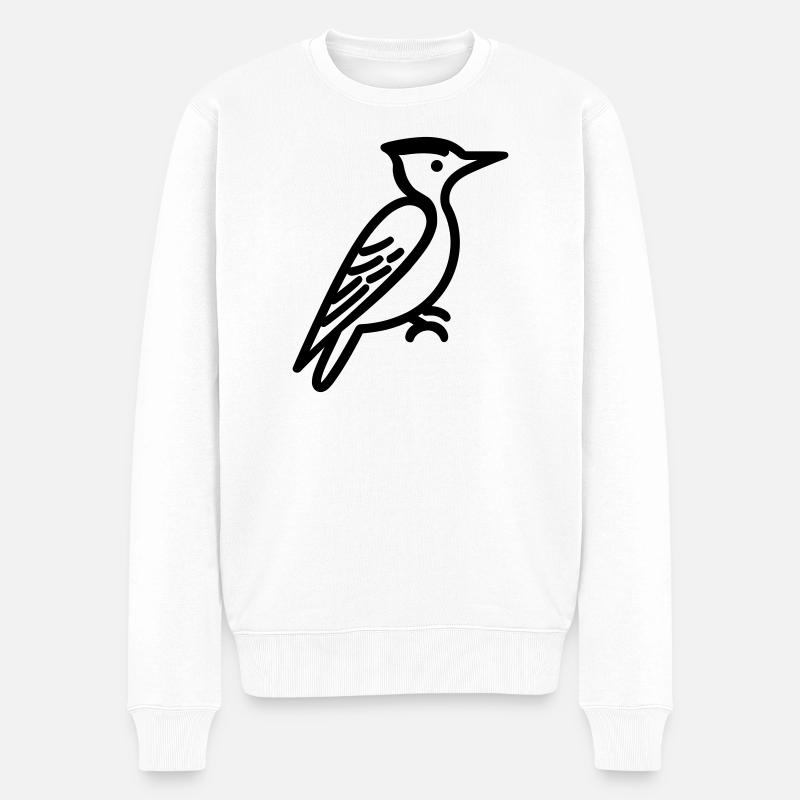 pivert - Pull Premium bio Homme - blanc