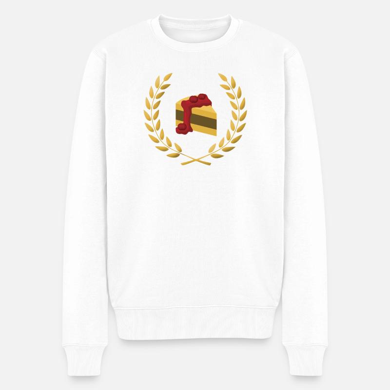 Gâteau - Pull Premium bio Homme - blanc