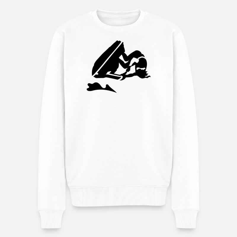 Jet ski - Pull Premium bio Homme - blanc