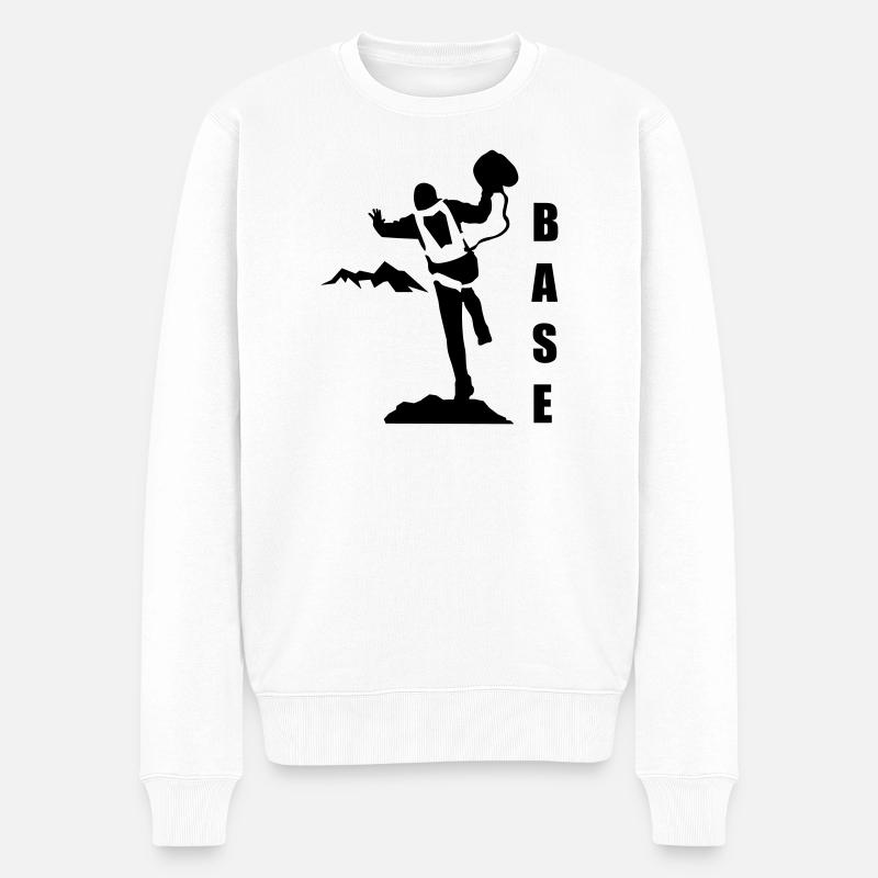 Saut de base - Pull Premium bio Homme - blanc
