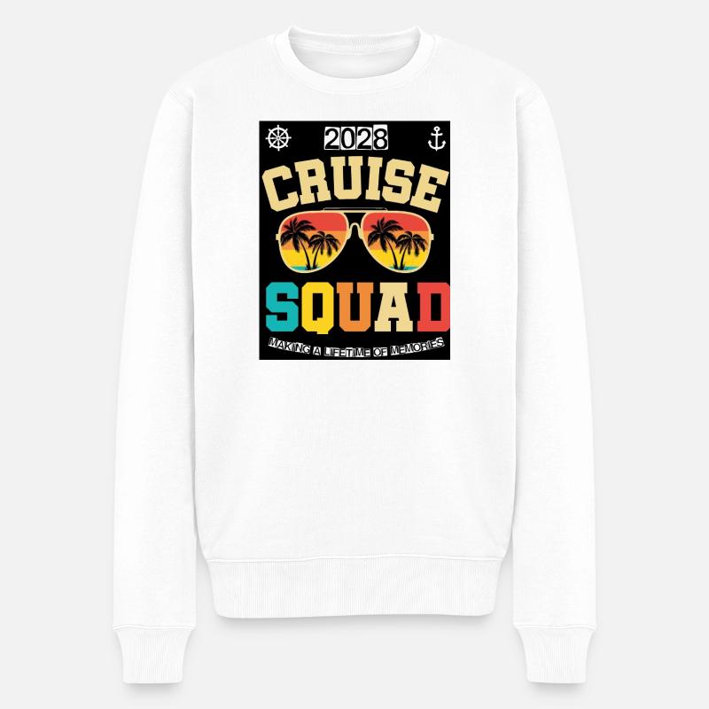 Équipe de croisière 2028 - Pull Premium bio Homme - blanc