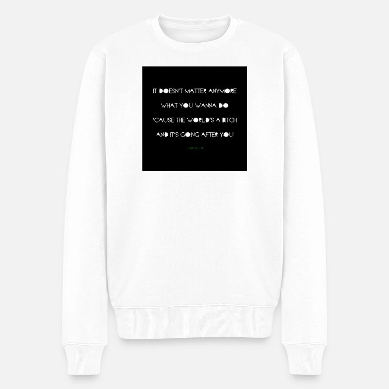 Chien du Monde - Pull Premium bio Homme - blanc