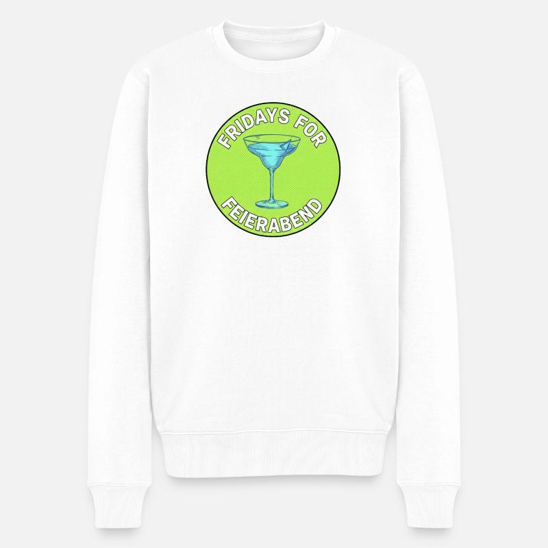 Cocktail des vendredis Feierabend - Pull Premium bio Homme - blanc