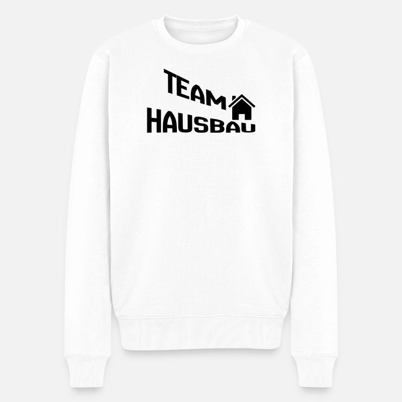 Construction de maisons d’équipe - Pull Premium bio Homme - blanc