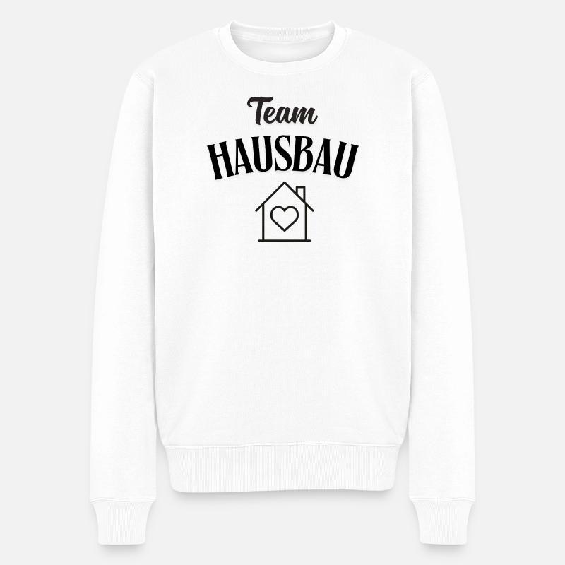 Construction de maisons d’équipe - Pull Premium bio Homme - blanc