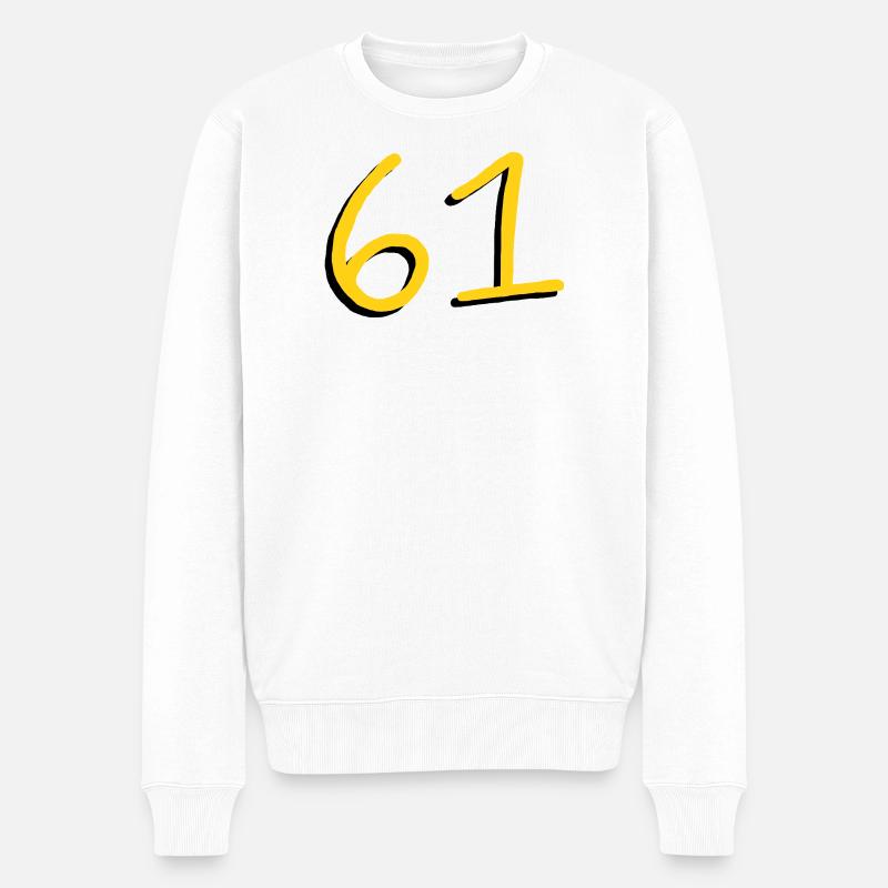 61 - Pull Premium bio Homme - blanc