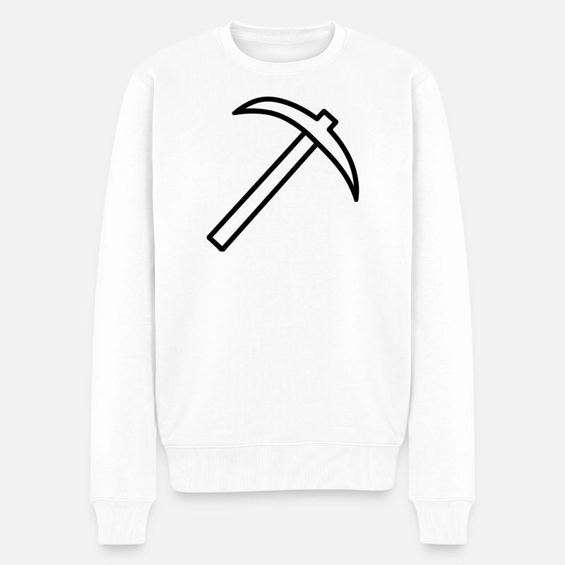 piolet - Pull Premium bio Homme - blanc