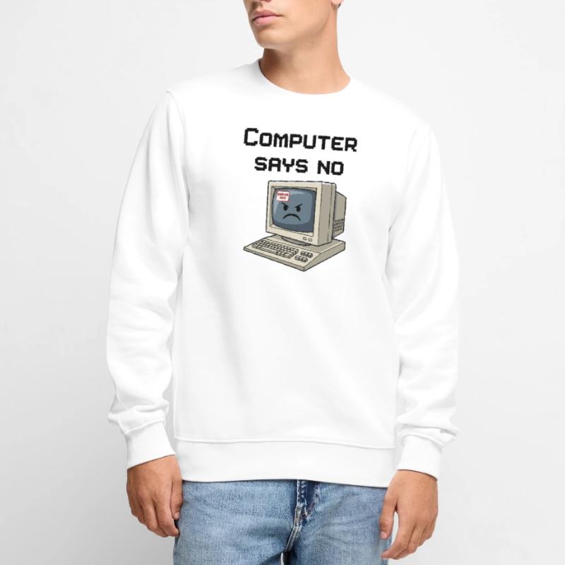 Retro Computer 404 Error Men's Premium Organic Jumper