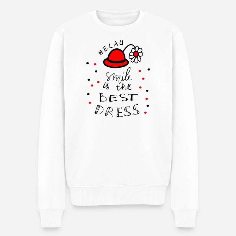 Carnaval Helau - Pull Premium bio Homme - blanc