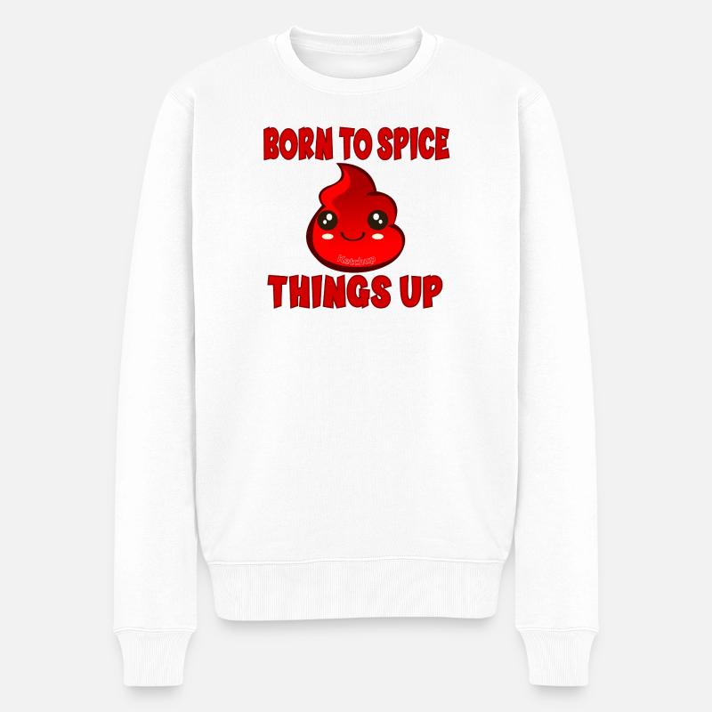 Ketchup Condiments - Pull Premium bio Homme - blanc
