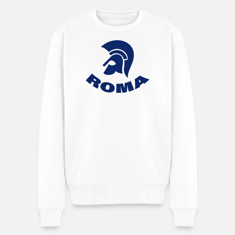 Rome - Pull Premium bio Homme - blanc