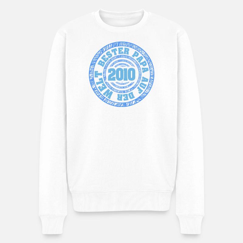 Bester 2010 - Männer Premium Bio Pullover - Weiß