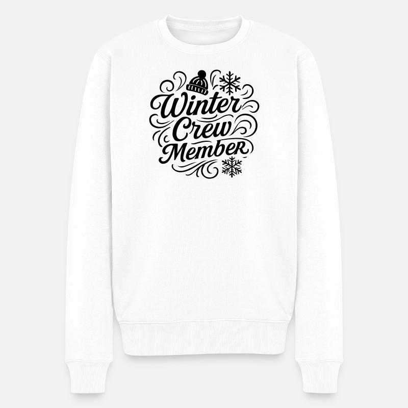 Équipe d’hiver - Pull Premium bio Homme - blanc