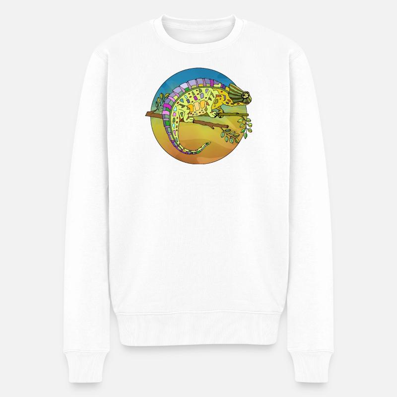 Caméléon - Pull Premium bio Homme - blanc