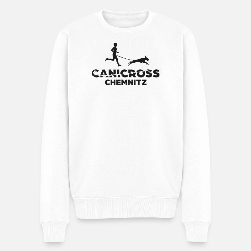 Logo-Canicrosschemnitz - Pull Premium bio Homme - blanc