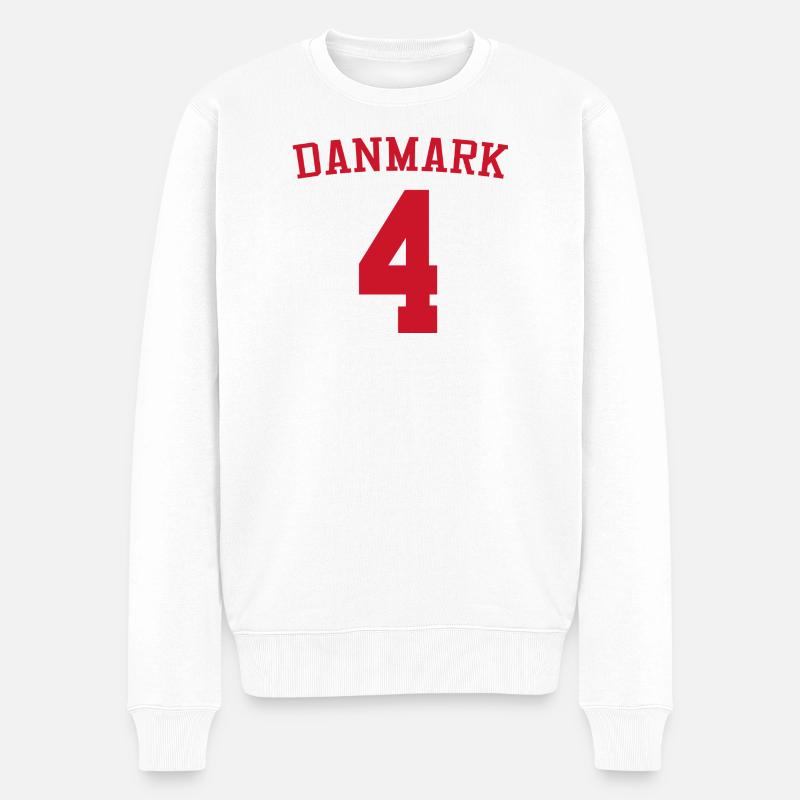 Danemark 4 Sport - Pull Premium bio Homme - blanc