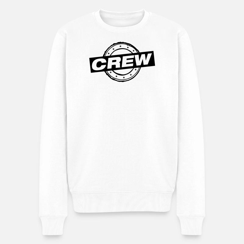 Tampon de l’équipage - Pull Premium bio Homme - blanc