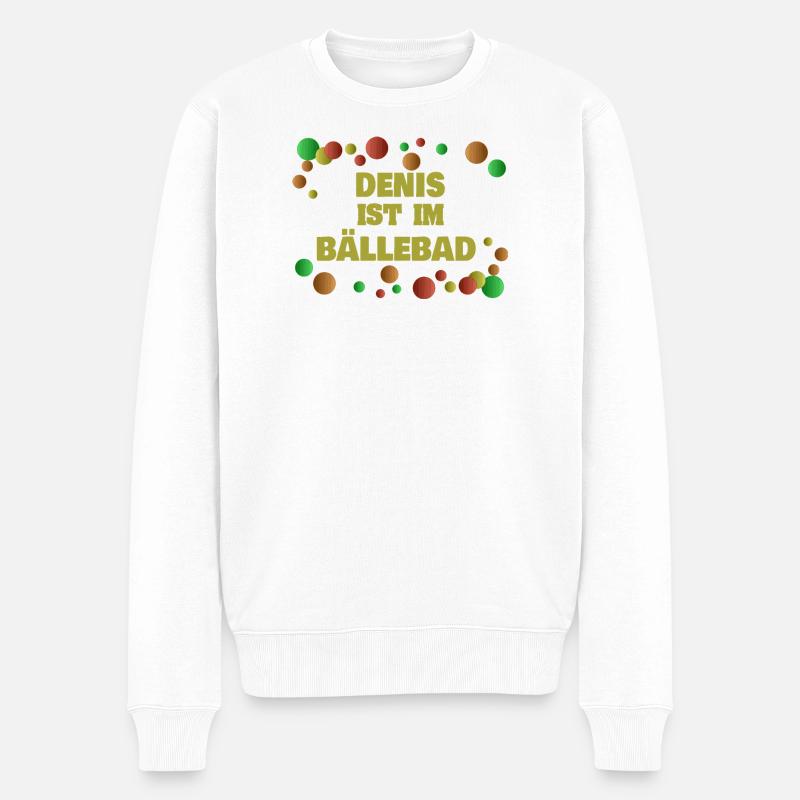 De als Baelle - Pull Premium bio Homme - blanc