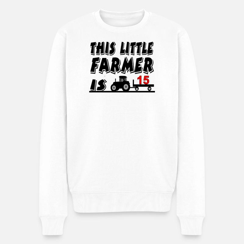 Bauer - Männer Premium Bio Pullover - Weiß