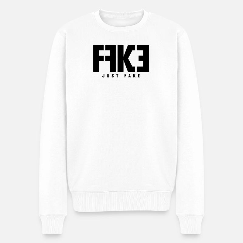 Faux - Pull Premium bio Homme - blanc