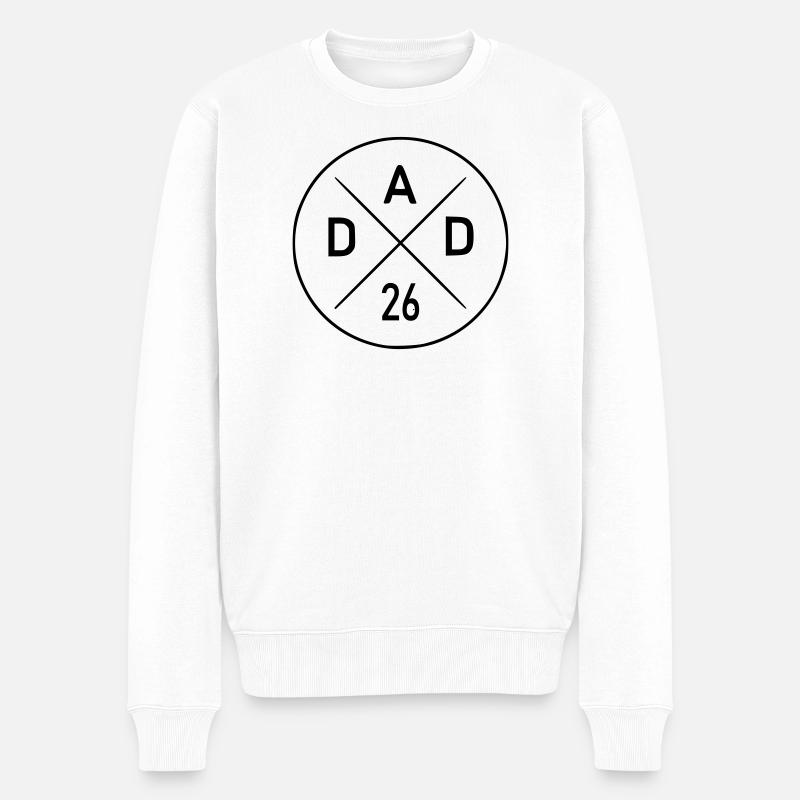 Dad 26 - Männer Premium Bio Pullover - Weiß