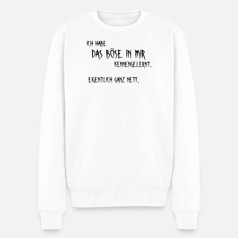Le mal en moi - Pull Premium bio Homme - blanc