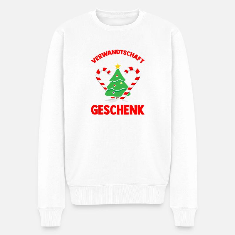 Weihnachtsmann Weihnachtszeit Weihnachts - Männer Premium Bio Pullover - Weiß
